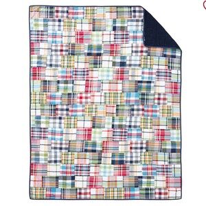 Pottery Barn Kids madras twin quilt